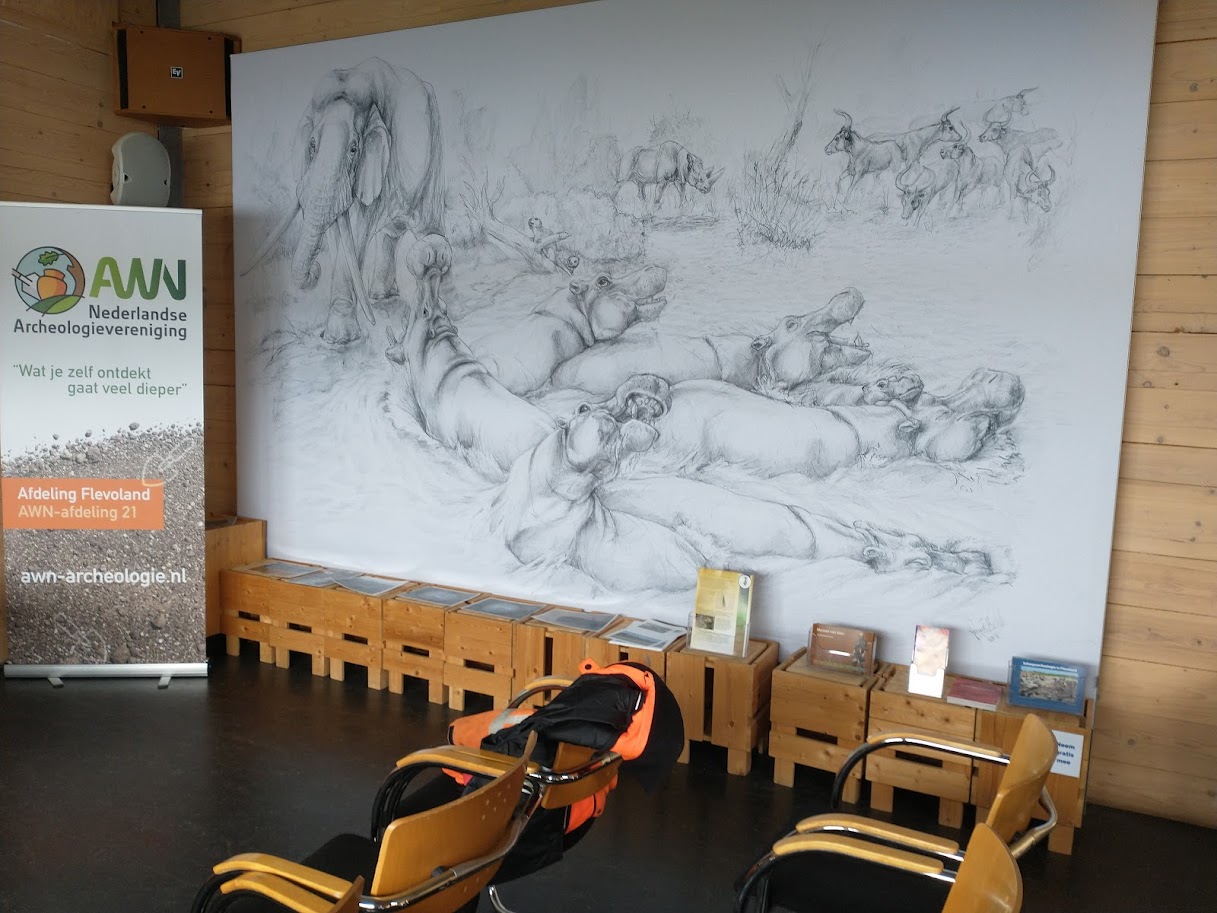 Tentoonstelling in bezoekerscentrum Oostvaarders AWN Flevoland