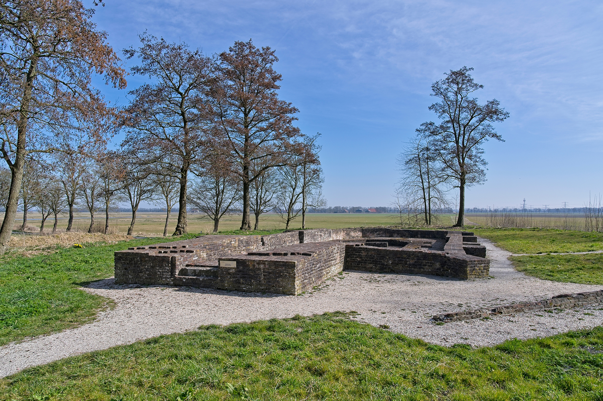 Kerk ruine Schokland AWN Flevoland