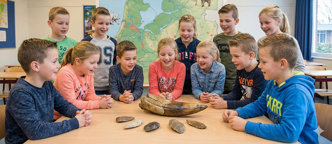 Lespakket Mammoeten en neaderthalers in Flevoland AWN Flevoland