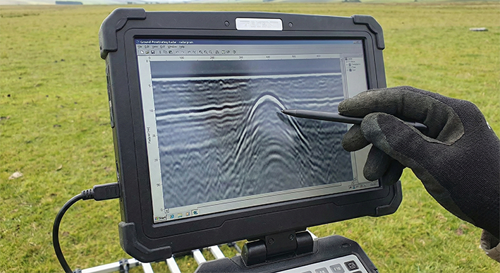 Grondradar eerste metingen AWN Flevoland