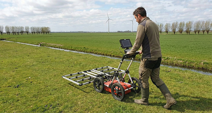 Grondradar in actie AWN Flevoland