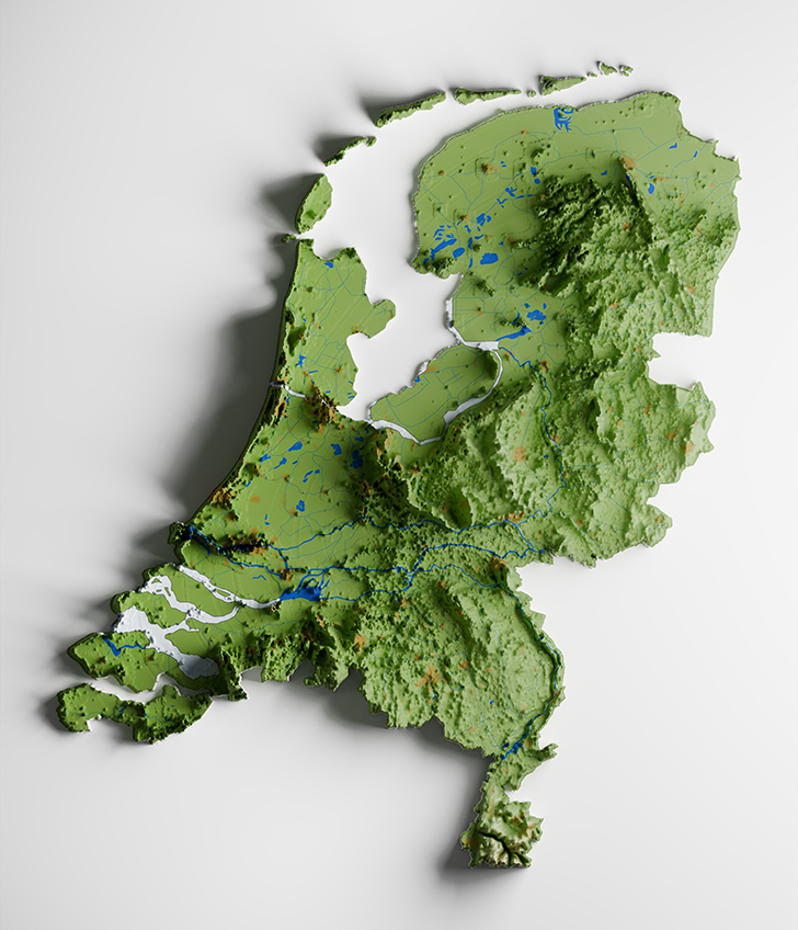 Geografie Nederland AWN Flevoland