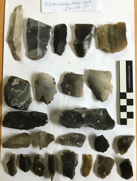 Vuurstenen vondsten Marker Wadden