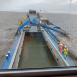 Zicht vanuit stuurhut, excursie WIJPAO